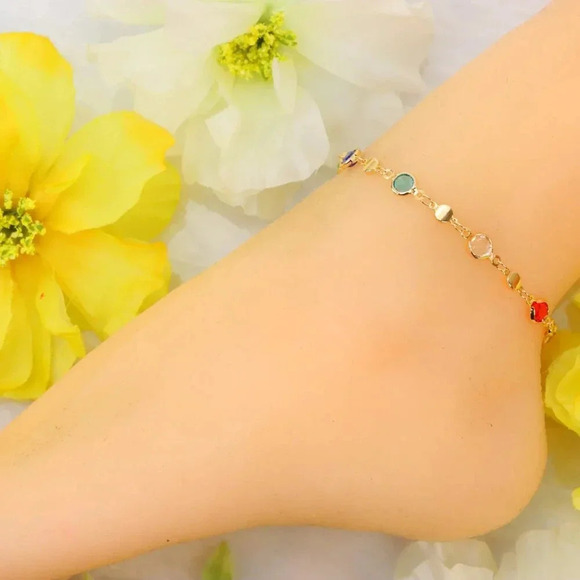 Minimalist Anklet, Sleek & Modern Design, Women’s Fashion, YC110464-A - Picture 5 of 10